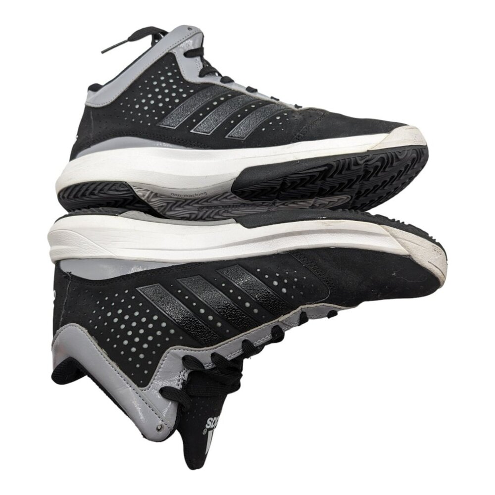 Adidas Outrival Basketball Shoes Mens Size 10.5 Sneakers Black Gray C76536 - Picture 8 of 10